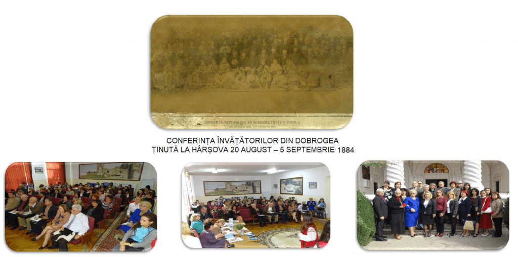 Conferinta invatatorilor din Dobrogea tinuta la Harsova, 20 august  - 5 septembrie 1884. 